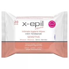 X-Epil Intimo Sensitive - intimni robčki - 20 kos