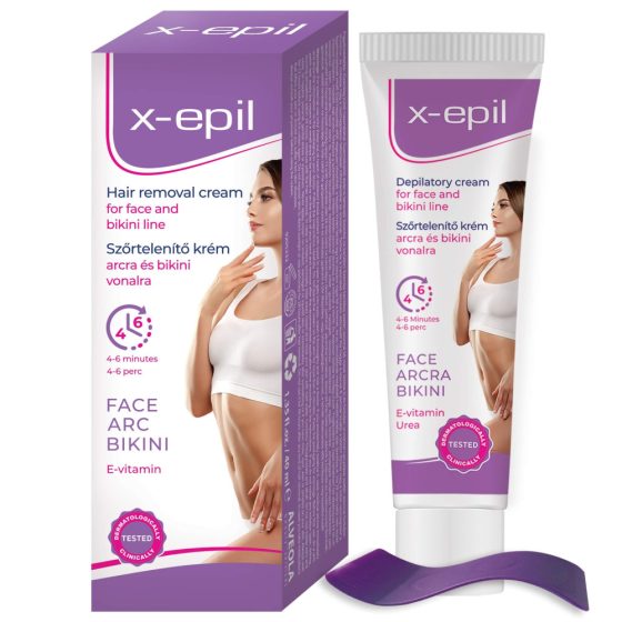 X-Epil - krema za odstranjevanje dlačic na obrazu/bikiniju (40ml)