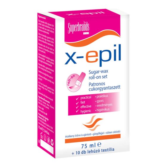 X-Epil - komplet za voskanje s sladkorjem