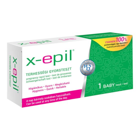 X-Epil - hitri testni trak za nosečnost (1 kos)