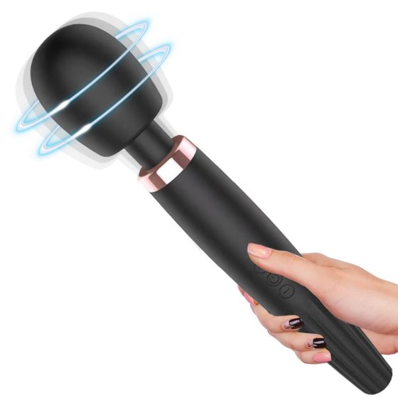 WEJOY Alyssa - Vodoodporni masažni vibrator z možnostjo polnjenja (črn)