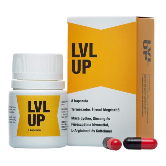 LVL UP - termalni prehranski dodatek za moške (8 kosov)