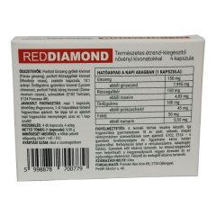   Red Diamond - naravno prehransko dopolnilo za moške (4 kosi)