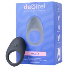 Desirel Halo - pametni vibracijski obroč za penis (črn)