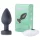 Desirel Easy Obsidian - analni vibrator na daljinsko upravljanje - črn, polnilni