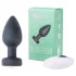 Desirel Easy Obsidian - analni vibrator na daljinsko upravljanje - črn, polnilni