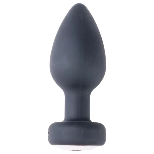 Desirel Easy Obsidian - analni vibrator na daljinsko upravljanje - črn, polnilni