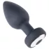 Desirel Easy Obsidian - analni vibrator na daljinsko upravljanje - črn, polnilni