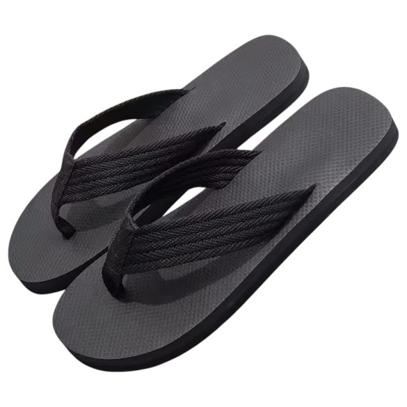 Flip-flop natikači - penis motiv - črna