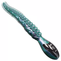 Monster Fuck - vibrator za točko G - osemkraki - zelen