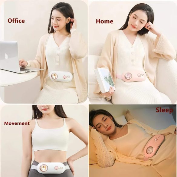 HappyPet Comfort - masažni pas za menstruacijo - bela