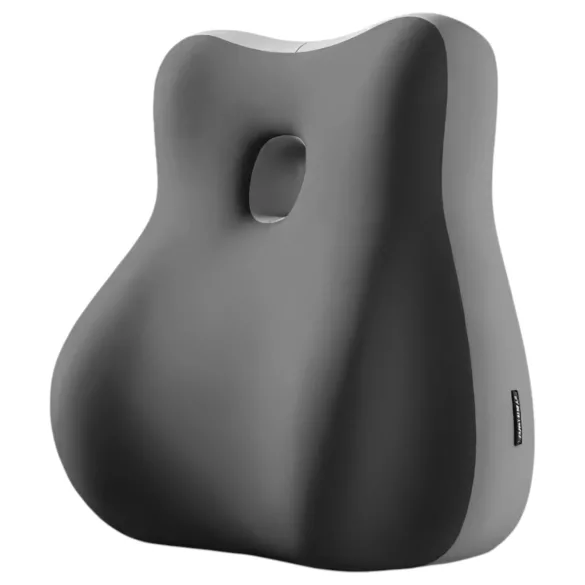 Desirel Magic Pillow - blazina iz spominske pene z držalom za dildo (siva)