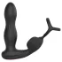 Mroow - obročast vibracijski stimulator prostate (črn)