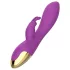 Mroow - zajčkast vibrator s klitoralnim krakom (vijoličen)