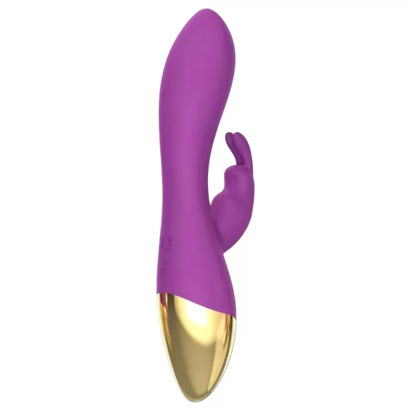 Mroow - zajčkast vibrator s klitoralnim krakom (vijoličen)