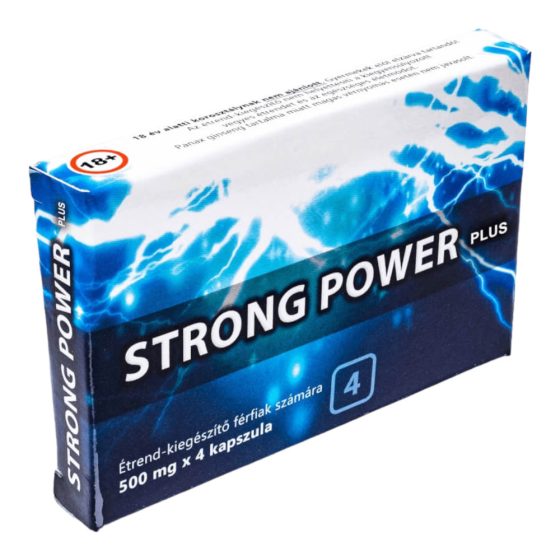 Strong Power Plus - prehransko dopolnilo v kapsulah za moške (4 kosi)