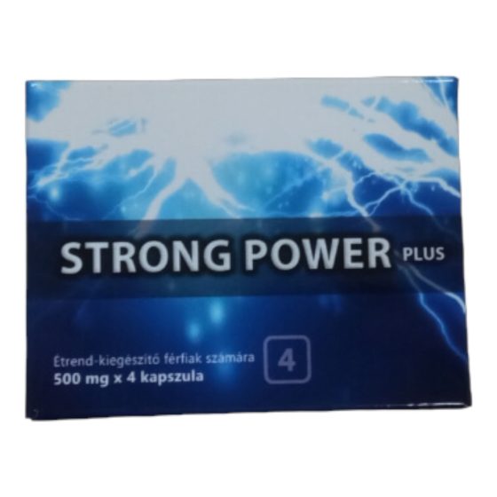 Strong Power Plus - prehransko dopolnilo v kapsulah za moške (4 kosi)