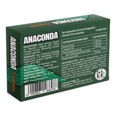 Anaconda - naravno prehransko dopolnilo za moške (4 kosi)