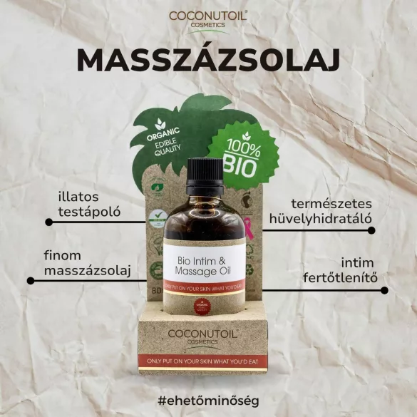 Coconutoil - bio intimen in masažni olje - kokos - 80 ml