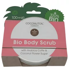   Coconutoil - piling za telo - kava in kokosov sladkor - bio, 100 ml