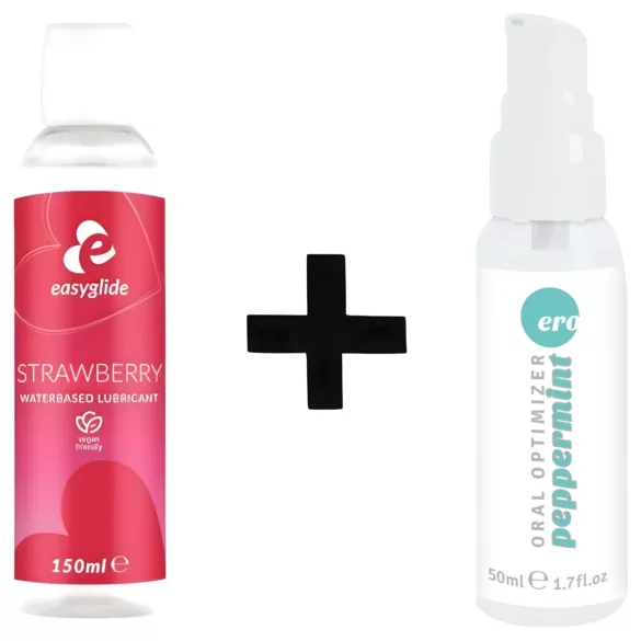 Oralni seks - komplet za pare - gel in lubrikant