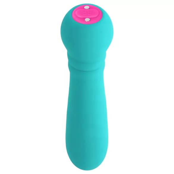 FemmeFunn - mini vibrator - močan vibracijski naboj - turkizna