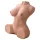 XISE Dania - moški torzo masturbator s potisno funkcijo - naravna barva