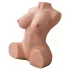 XISE Dania - moški torzo masturbator s potisno funkcijo - naravna barva