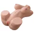 XISE Dania - moški torzo masturbator s potisno funkcijo - naravna barva
