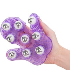   Roller Balls Massager - masažna blazinica za roke (vijolična)