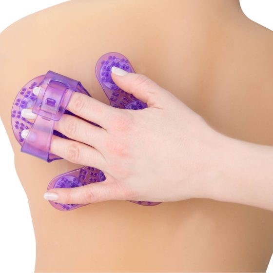 Roller Balls Massager - masažna blazinica za roke (vijolična)