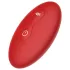 Rose Plug - analni vibrator z daljinskim upravljalnikom - polnjenje USB - rdeč