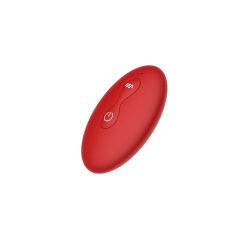   Lonely Rose Plug - radijski analni vibrator za polnjenje (rdeč)