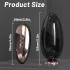Sex HD Mirror - vibrator za lizanje z gretjem - črna