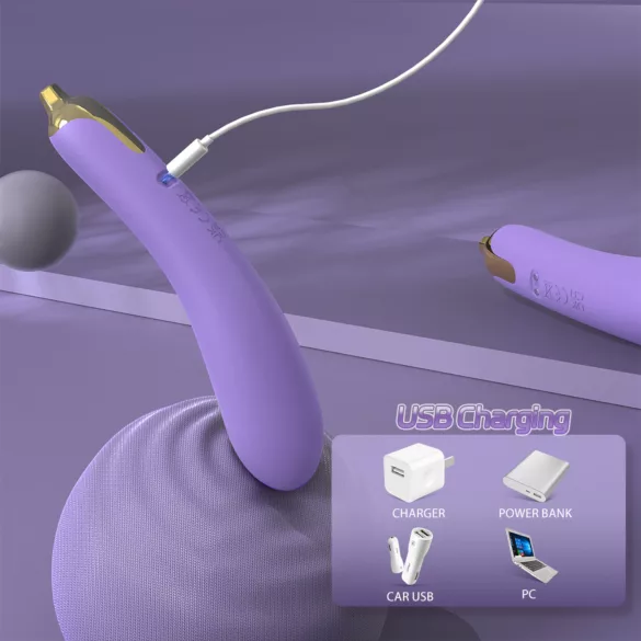 Sex HD - vibrator za stimulacijo točke G - vijoličen