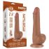 Lovetoy - dildo z modom - drsna koža - dvoplastno - 19,5 cm - natur