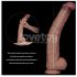 Lovetoy - dildo XXL z dvojnim slojem - 36,5 cm - naravna barva
