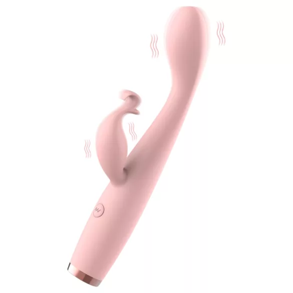AlvUp - vibrator za G-točko s stimulatorjem klitorisa - roza