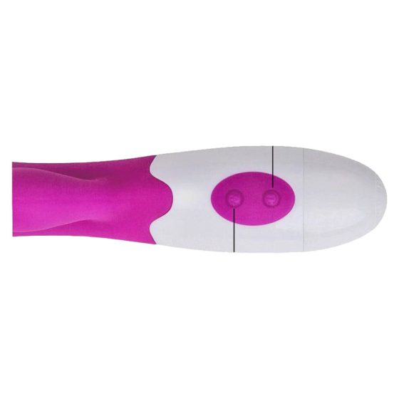 Pretty Love Snappy - Vodoodporen vibrator za G-točko z bodico (vijolična)