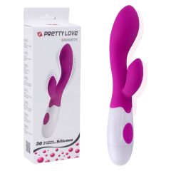   Pretty Love Brighty - Vodoodporni vibrator za točko G z vzvodom za žgečkanje (vijolična)