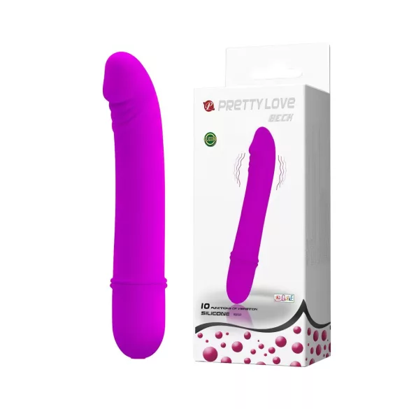 Pretty Love Beck - vibratorski stimulator G-točke - vodoodporen - roza