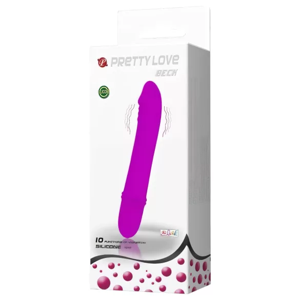 Pretty Love Beck - vibratorski stimulator G-točke - vodoodporen - roza