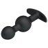 Pretty Love - analni dildo z notranjo kroglico - črn
