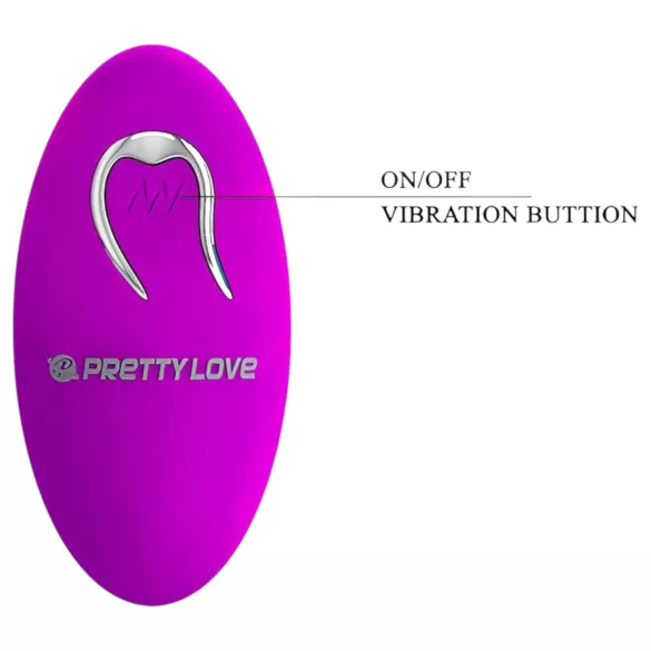 Pretty Love Algernon - vibrator za pare - brezžični, polnilni - vijoličen