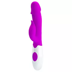   Pretty Love Peter - vibrator za točko G s stimulacijo klitorisa - vijoličen
