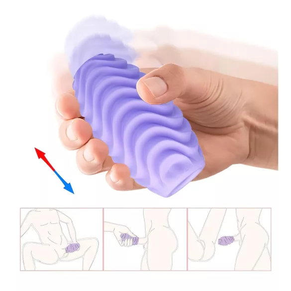 Pretty Love Romantic - masturbacijsko jajce - 1 kos - vijolična