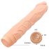 Baile - realistični vibrator - 22,5 cm - naravna barva