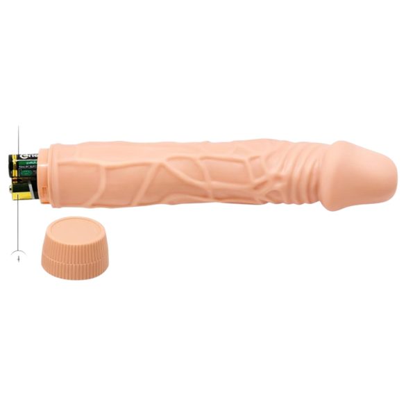 Baile - realistični vibrator - 22,5 cm - naravna barva