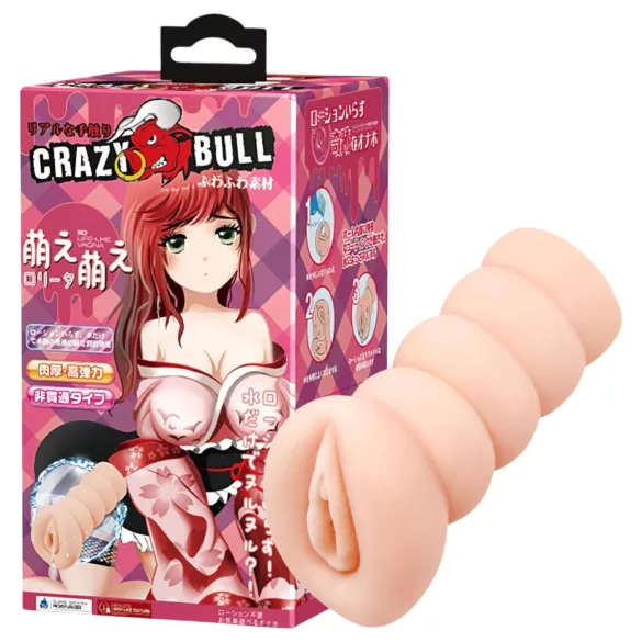 Crazy Bull - masturbator vagina - realistična - naravna barva