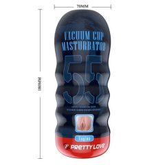   Pretty Love Vacuum Cup - realističen umetni pussy masturbator (naravni)